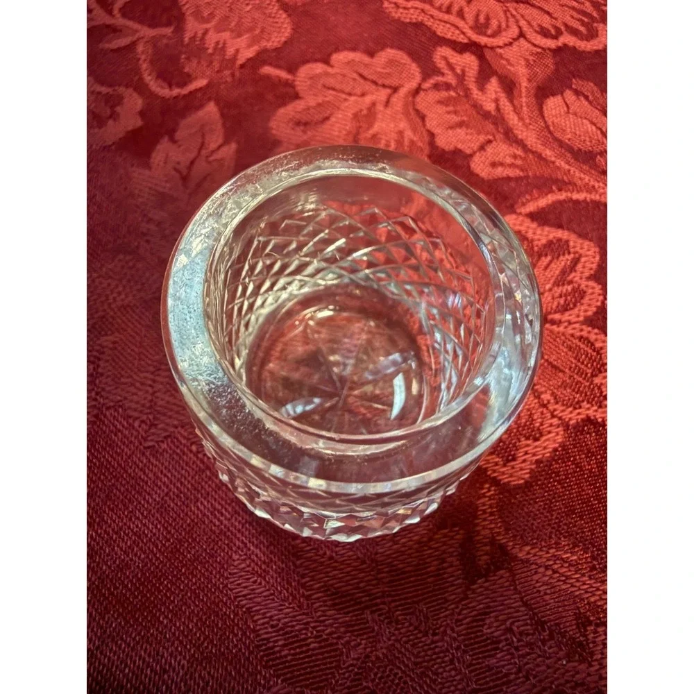 Vintage crystal sugar dish